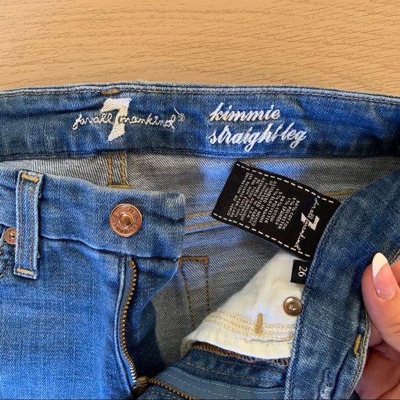 7 For All Mankind Kimmie Straight Leg Jeans - Picture 2 of 3